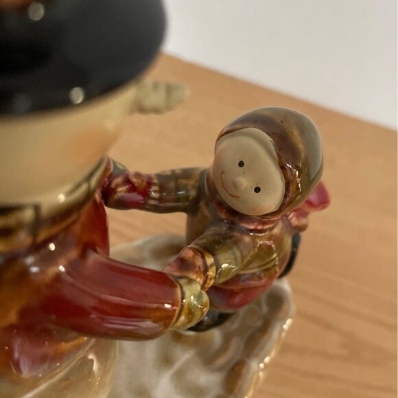 Yankee Candle Votive Tea Light Holder Skating Girl Snowmen Ronnie Walter Holiday - Picture 6 of 10